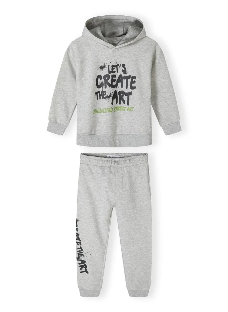 مينوتي Kids Boys  Fleece Hoodie And Joggers Set