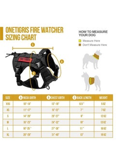 OneTigris Tactical Dog Harness Vest,No-Pull Service Dog Vest with Hook & Loop Panels,Adjustable Dog Vest Harness for Walking Hiking Training(Black,XXS)  - Image 1