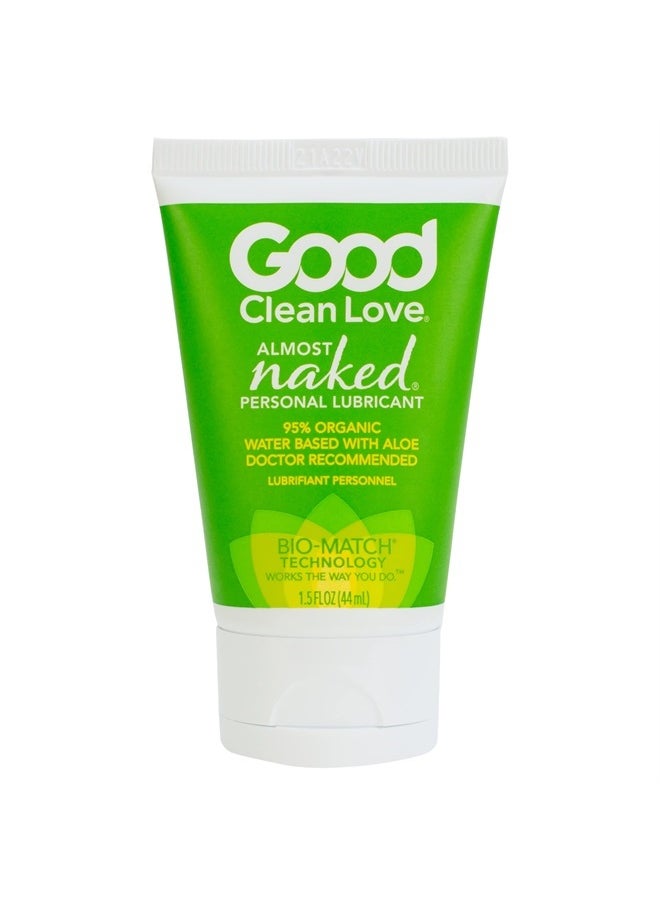 Good Clean Love - Almost Naked Personal Lubricant, Organic Water-Based Lube with Aloe Vera - 1.5 Oz - Image 1