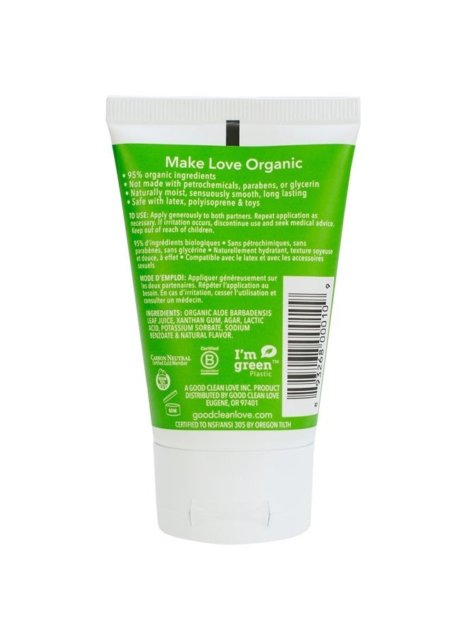 Good Clean Love - Almost Naked Personal Lubricant, Organic Water-Based Lube with Aloe Vera - 1.5 Oz - Image 1
