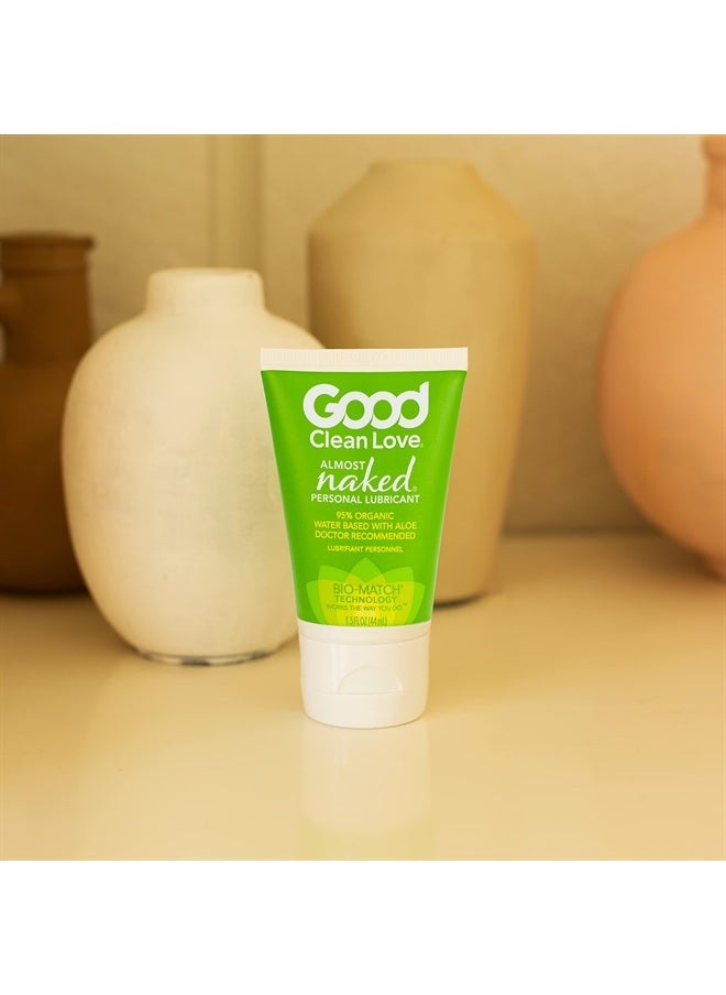 Good Clean Love - Almost Naked Personal Lubricant, Organic Water-Based Lube with Aloe Vera - 1.5 Oz - Image 1