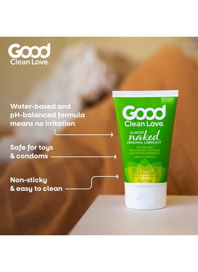 Good Clean Love - Almost Naked Personal Lubricant, Organic Water-Based Lube with Aloe Vera - 1.5 Oz - Image 1