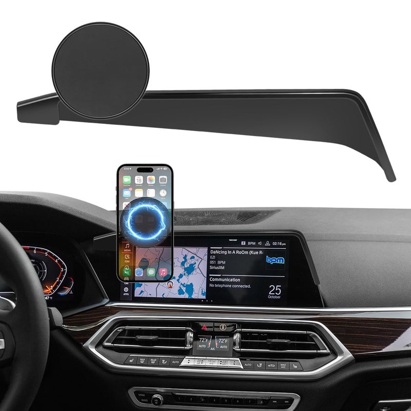 FETUSI Car Phone Holder Fit for BMW X5 20192023X6 20202023X7 20192022 Accessories 123Inch Screen Fixed Clip Phone Mount Compatible with MagSafe HandsFree 360Rotation Automobile Cradles - Image 2