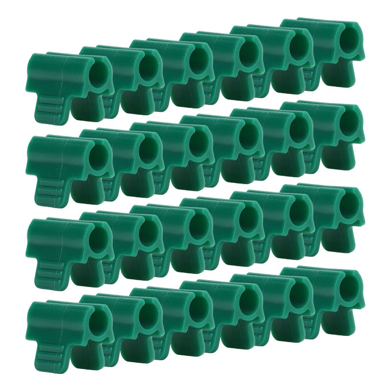 24pcs Greenhouse Clamps Single Head Row Cover Netting Tunnel Hoop Clips Insect Proof Shed Film Shading Net Rod Clips Thickened 14mm - Image 2