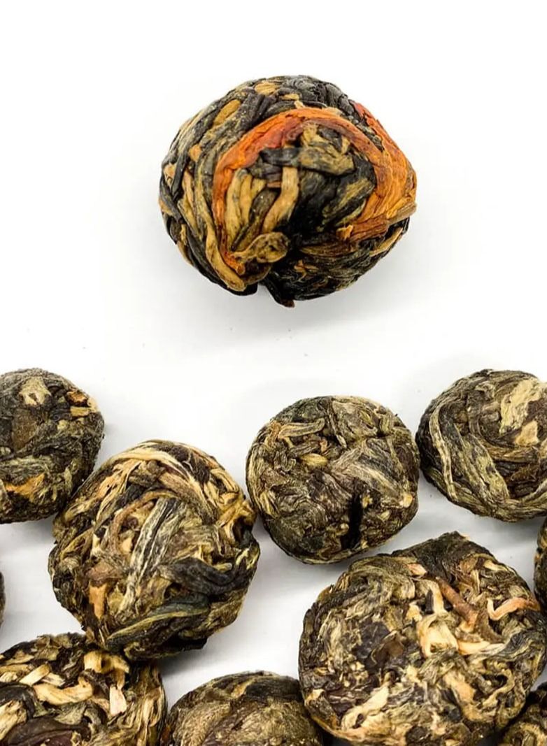 Tealand Green Tea Dragon Pearl Herbaceous Lightly Astringent Thirst Quenching Genuine and Antioxidant Rich - Image 1