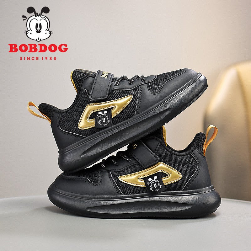 Babudou Boys' Shoes Autumn Children'S Sports Shoes Medium And Large Boys' Non-Slip Breathable Mesh Panel Shoes - Image 5