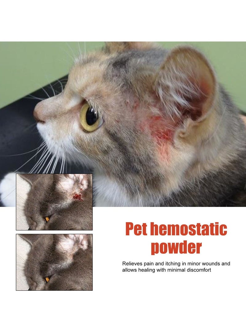 ييبونغ Yegbong الحيوانات الأليفة مسحوق مرقئ القط والكلب مسمار نزيف مسحوق مرقئ علاج الجروح وقف سريع مسحوق تنظيف مرقئ - Image 4