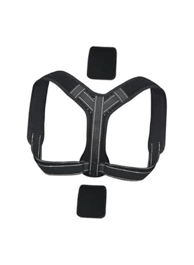 Adjustable Back Posture Corrector Brace With Reflective Straps And Shoulder Pads For Adult Hunchback Correction Spine Support Xl - Image 1