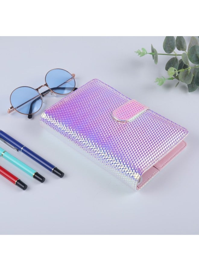 Dimension Stationery Korea Girl's Heart Macaron Loose-leaf Notebook Pu Hand Account Book Notebook Hand Account Book Travel Book - Image 1