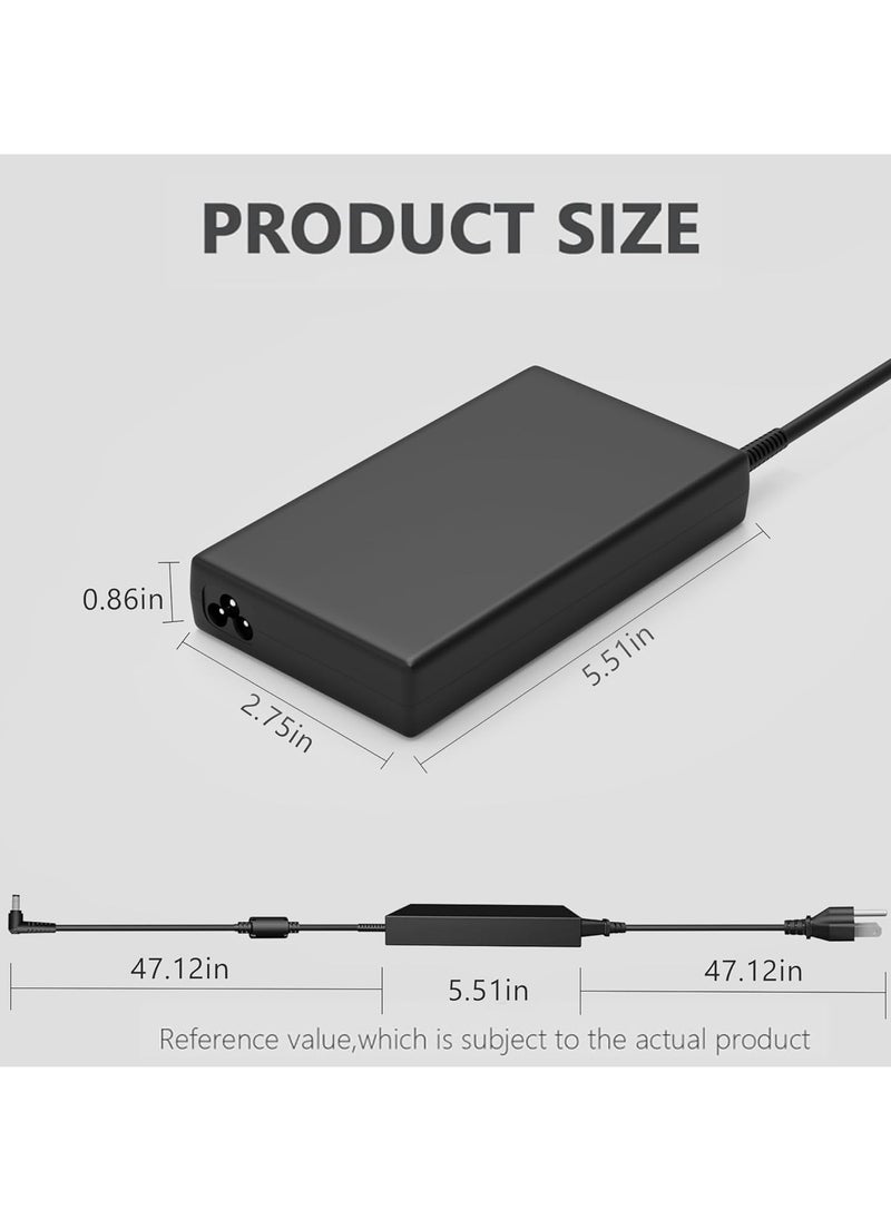 Max Power - 120W Charger for msi Laptop Charger msi gf63 gv15 GV15-Thin-11SC GF63 Thin 10 11 12Th Intel core Laptop ms-16r5 ms-16r6 ms-16r7 adp-120vh d a17-120p2a - Image 1