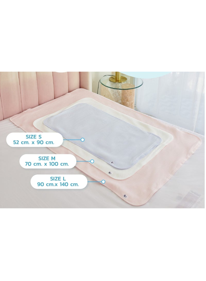 بومة الثلج وسادة واقية من الخيزران مقاومة للماء من Snow Owl (مقاسات S/M/L) - لون أبيض، مقاس M - Image 5