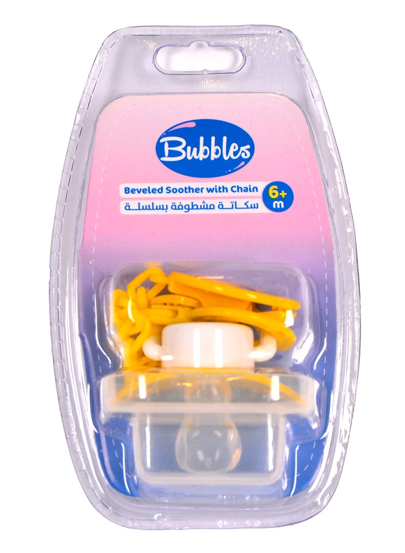 بابلز سكاته مشطوفة بسلسلة اشكال مختلفة-اصفر من 6 فأكثر - Image 3