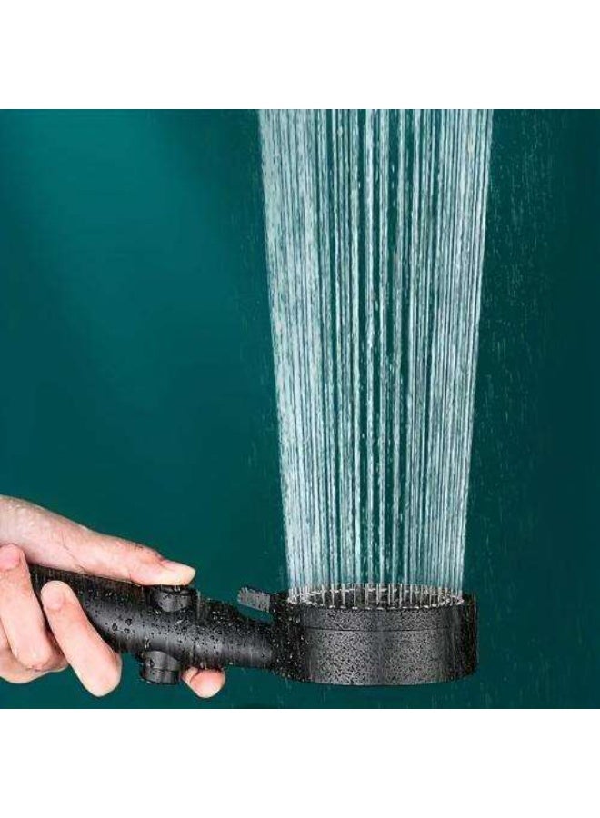 رأس دش عالي الضغط بستة أوضاع للرش، رأس دش موفر للمياه مع خاصية التشغيل/الإيقاف المؤقت للاستخدام في المنتجعات الصحية والاستحمام. - Image 4