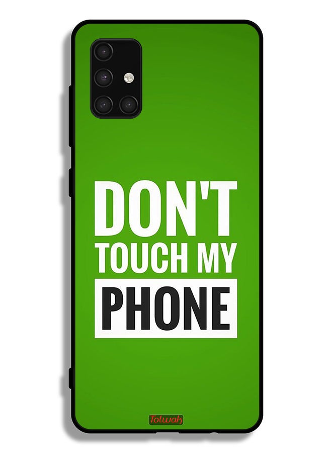 Tolwak Samsung Galaxy A71 4G Protective Case Cover Do Not Touch My Phone - Image 1