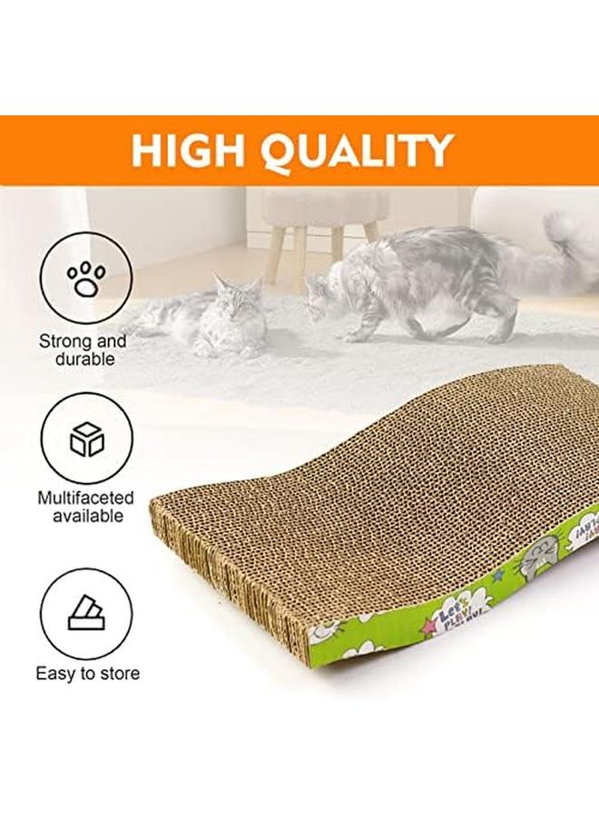 SKY-TOUCH Pet Cat Scratcher Board Cardboard Cat Toys Durable Cat Scratching Pad Cat Grinding Claw Cat Cardboard Bed Cat Scratching Pad And Lounge - Image 3