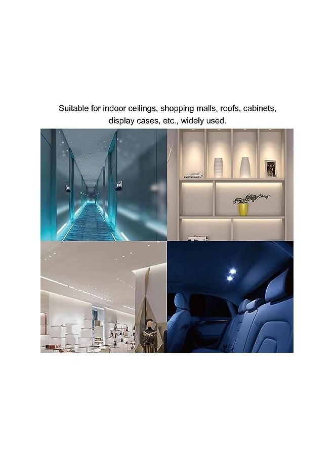 The Bros 2PCS Mini LED Spotlight, 15 Degrees 1W 80LM, Narrow Beam Angle, Aluminum, for Jewelry Showcase, Cabinets, Collection Rooms, Long Lasting Lighting  - Image 5