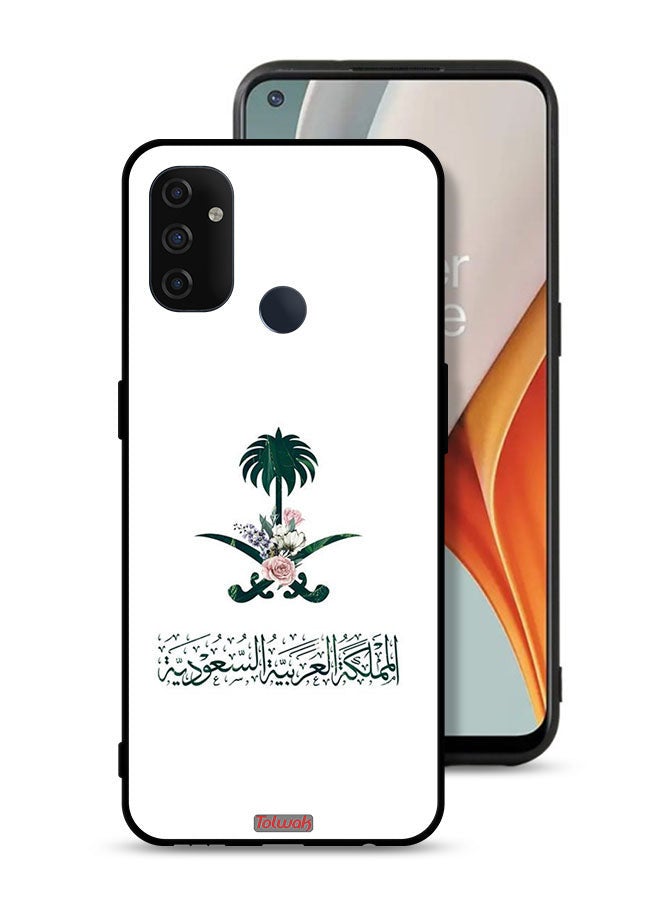 Tolwak OnePlus Nord N100 Protective Case Cover Kingdom Of Saudi Arabia Sign Of Flowers - Image 1
