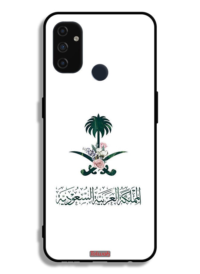 Tolwak OnePlus Nord N100 Protective Case Cover Kingdom Of Saudi Arabia Sign Of Flowers - Image 2