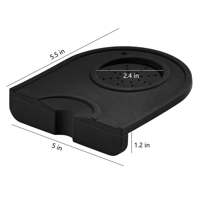 NuLink Silicone Gel Coffee Tamper Mat, Espresso Silicone Tamper Mat, Silicone Tamping Pad for Barista Tool Home Kitchen Bar Coffee Shop - Image 2