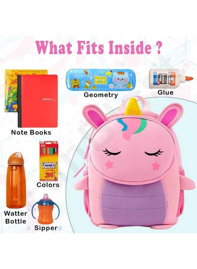 FunBlast Cute Small Size Fancy Bag for Kids Pre-Schoolers - Picnic Bag for Baby, Boys, Girls/Lightweight Travel Mini Backpack for Kids (28 X 22.5 X 12 CM) AGE - 1 Years to 4 Years Toddlers (Pink) - Image 4