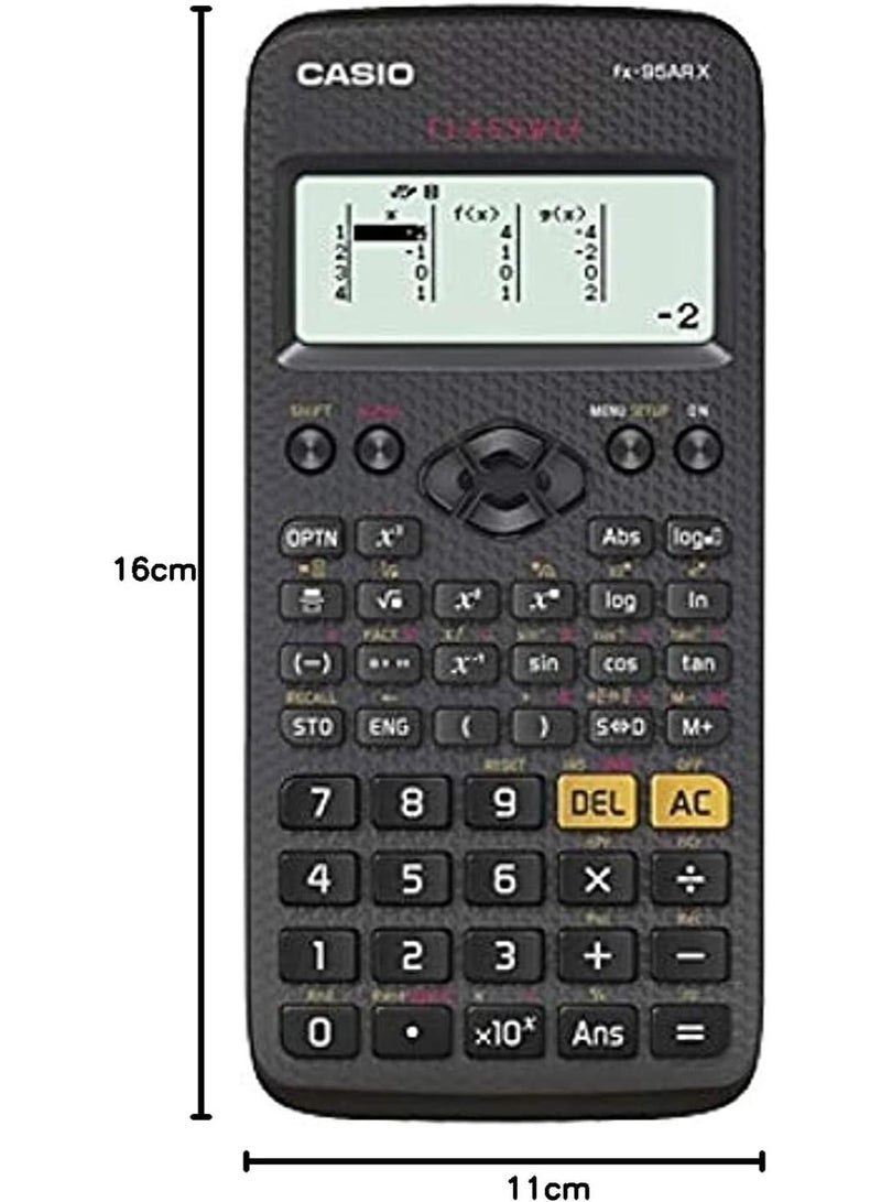 كاسيو آلة حاسبة fx-95AR X، سوداء - Image 2
