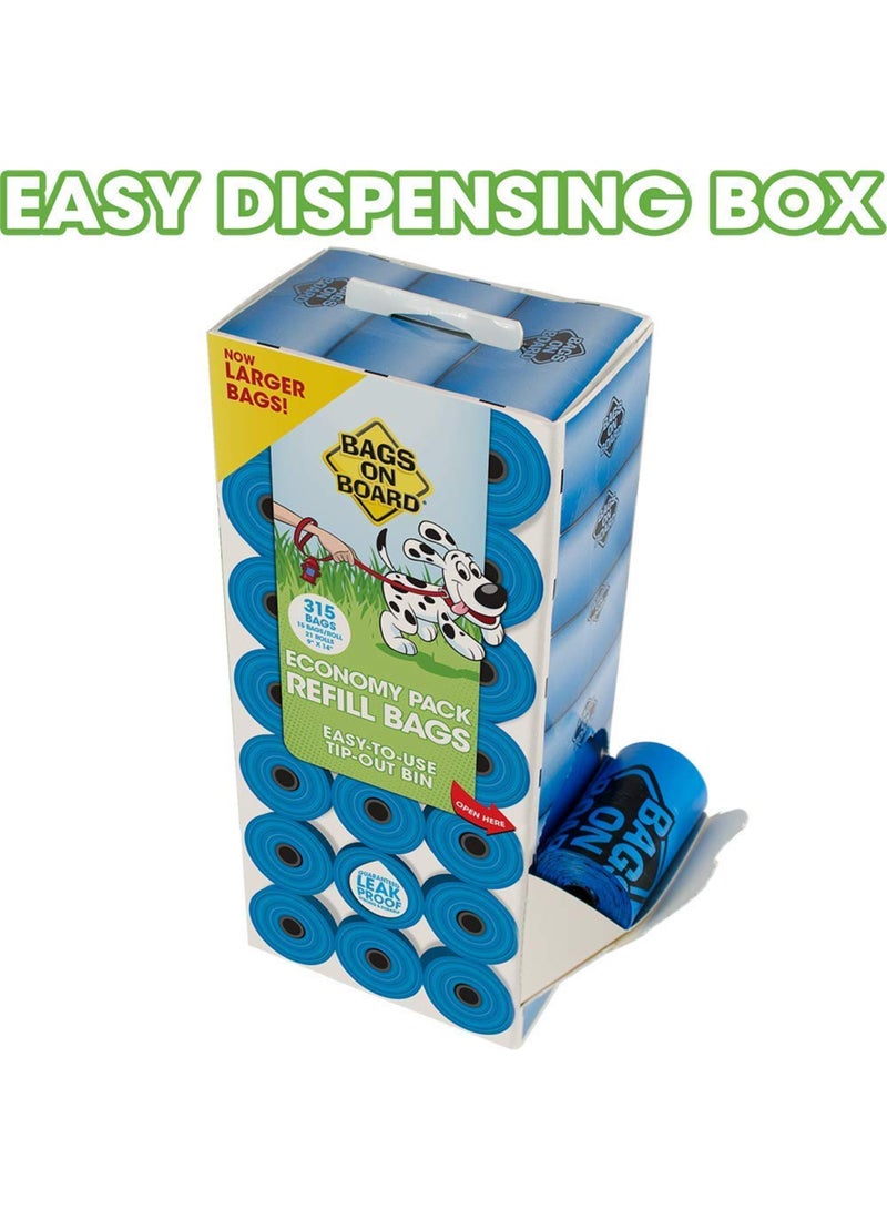 BAGS ON BOARD Dog Waste Pick Up Refill Bags Economy - Image 4