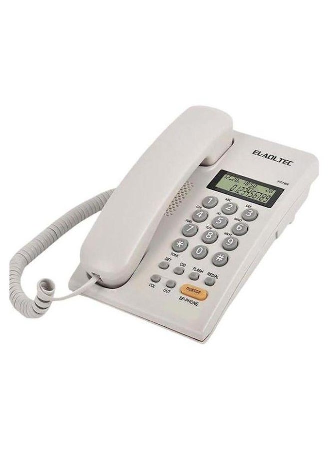 777BE corded landline telephone (WHITE)