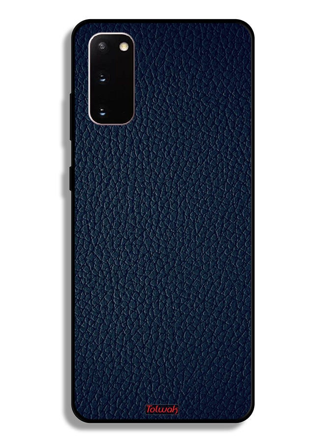 Tolwak غطاء حماية جلدي بنمط لهاتف Samsung Galaxy S20 5G - Image 2