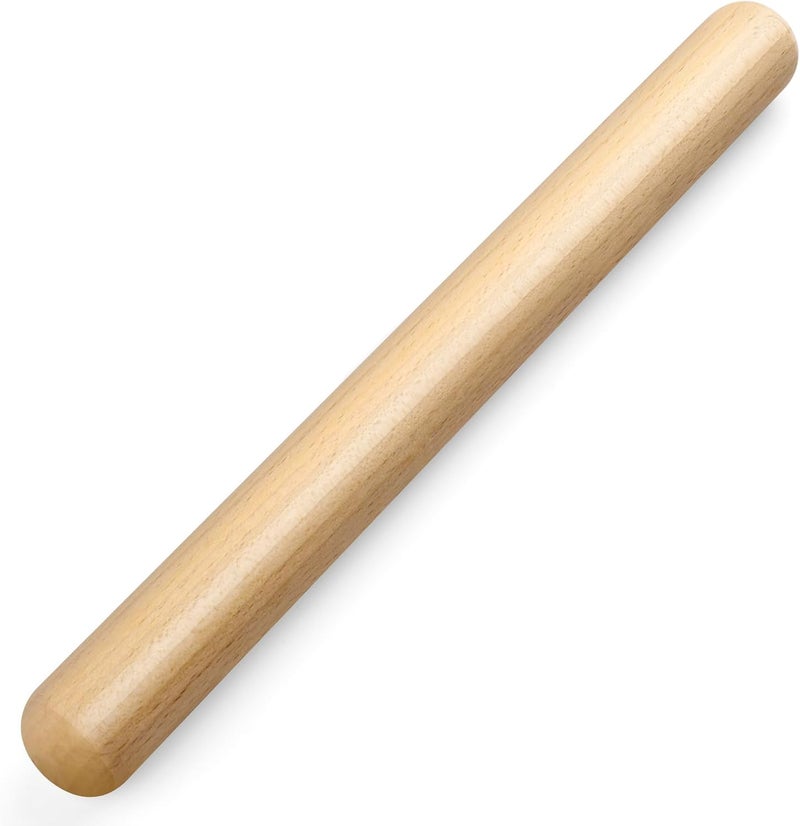 LorisArm 11.5-inch Wooden Rolling Pin for Baking, French Wood Rolling Pin Wood Kitchen Dough Roller for Fondant, Pizza, Pie, Cookie and Pastry - Image 1