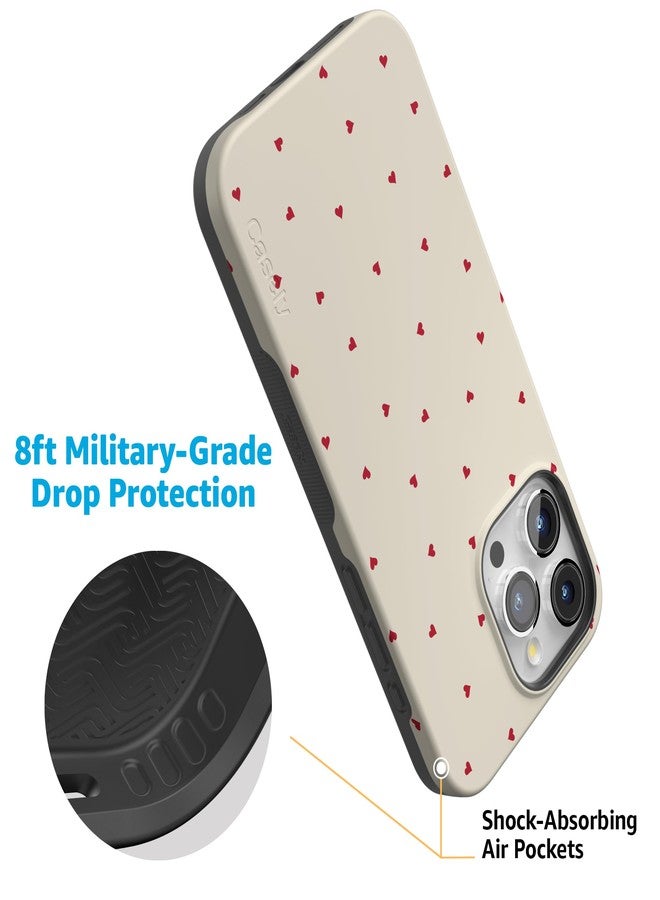 Casely iPhone 15 Pro Max Case | Be Mine | Tiny Hearts | Compatible with MagSafe | Bold Protective Case Design - Image 3