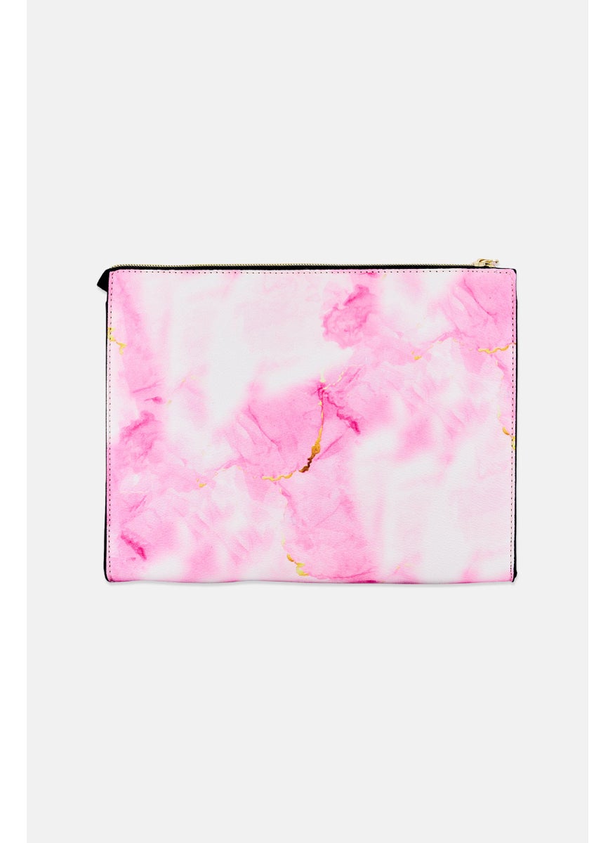 bebe Women Hardware Logo Day Clutch, Multicolor  - Image 2