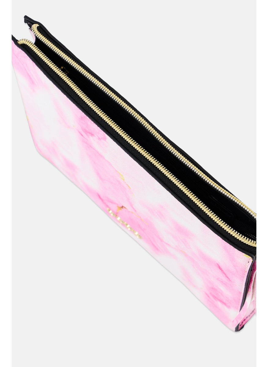 bebe Women Hardware Logo Day Clutch, Multicolor  - Image 3