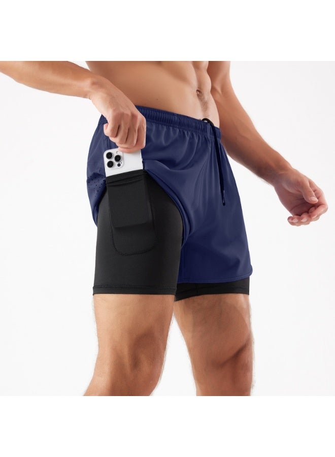 Men Gym Running Shorts Quick Dry Sport Basketball Shorts Breathable Casual Beach Shorts Pocket Crossfit Sweatpants Man Clothing - Image 1