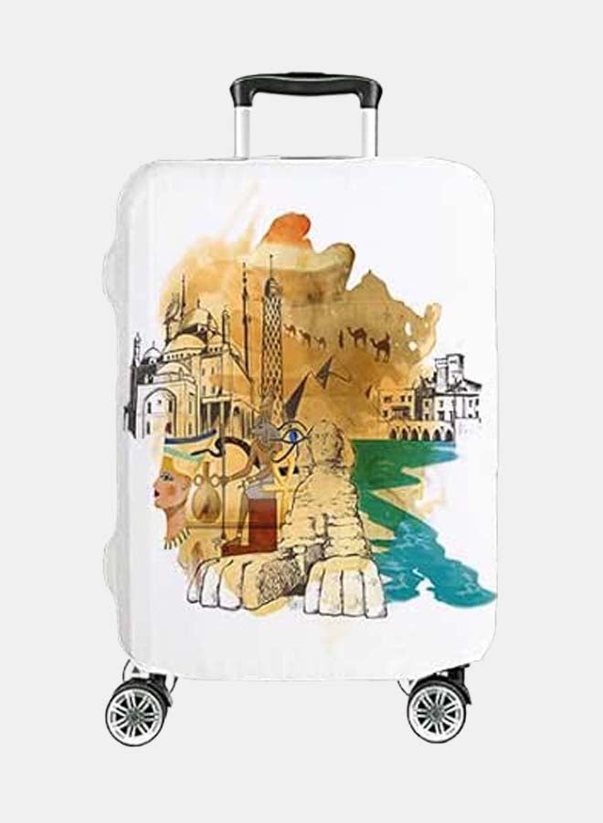 Home print lycra suitcase cover