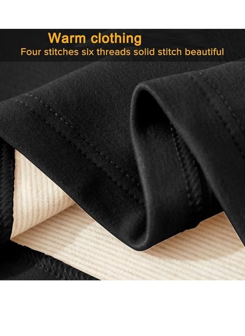 RATSAW - Men's Thermal Underwear Set Long Johns Ultra Soft Fleece Lined Base Layer Set for Cold Weather Thermal Underwear for Men Long Sleeve Pajama Top and Bottom Set L - Image 1