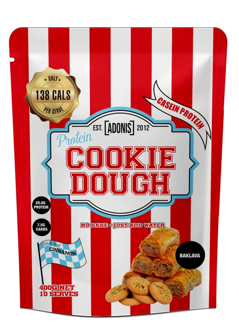 Adonis Protein Cookie Dough - Baklava - (400g) - Image 1
