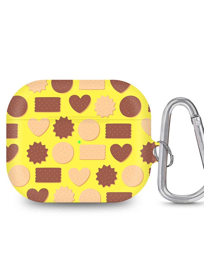 Stylizedd - StylePods Case for Airpods 3rd Gen Case With Anti-Lost Keychain - Hearty Biscuits - Image 1