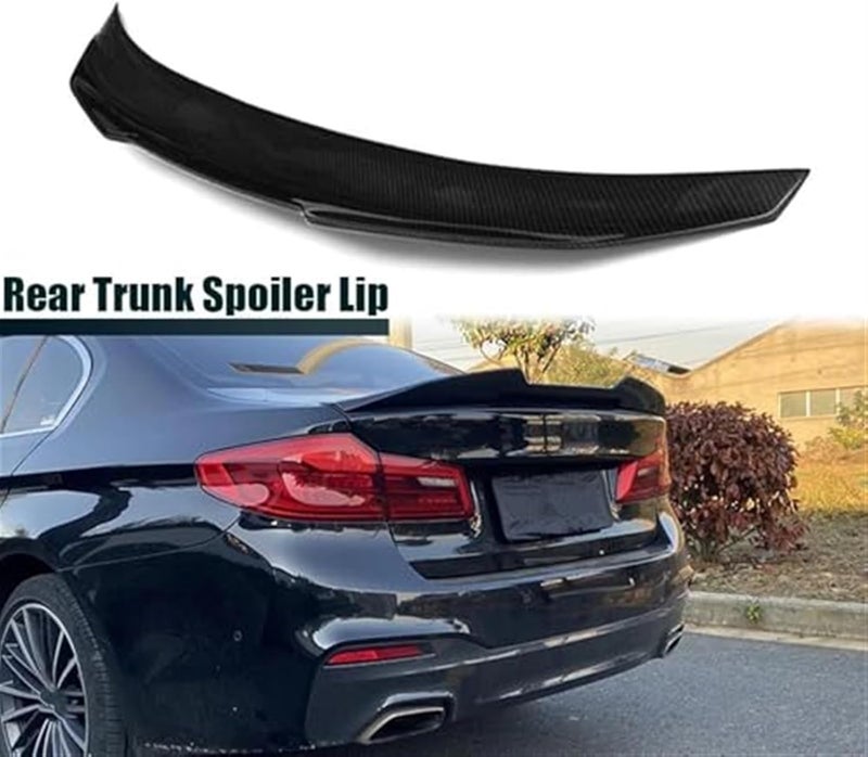 QASULER Gloss Black Rear Bumper Spoiler for BMW 5 Series G30 & F90 - Image 5