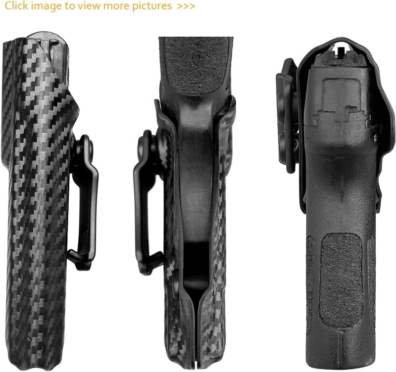 POLE.CRAFT Taurus G3C G2C Holster IWB Kydex Holster Taurus G3C / G2C / G2S / PT111 / PT140 9mm/.40- Inside Waistband Concealed Carry - Image 5
