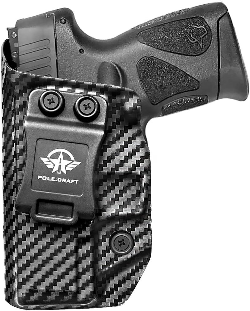 POLE.CRAFT Taurus G3C G2C Holster IWB Kydex Holster Taurus G3C / G2C / G2S / PT111 / PT140 9mm/.40- Inside Waistband Concealed Carry - Image 1
