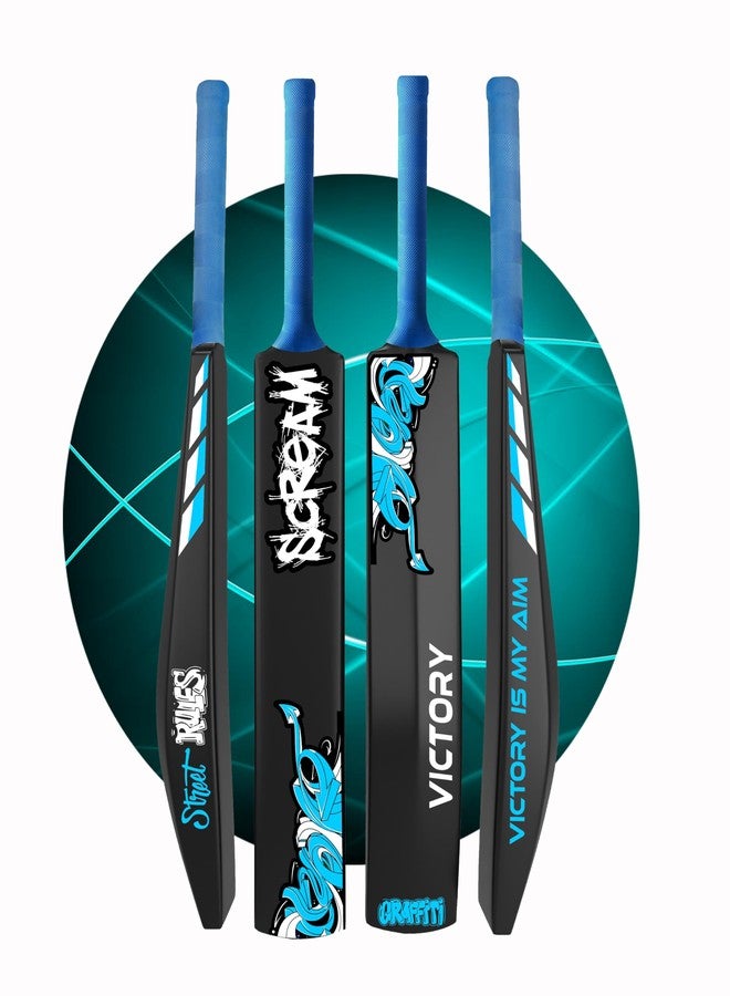 Victory Plastic Cricket Bat - Full Size (34" x 4.5") for All Age Groups - Scream Series - Image 2
