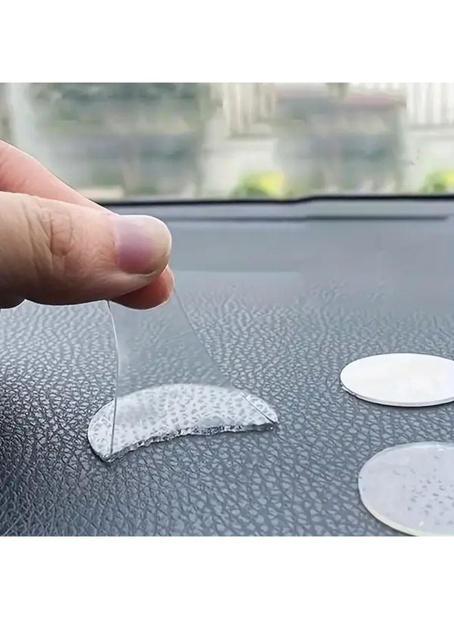 200pcs 2 0cm Transparent Double Sided Adhesive Sticker Pads For Dashboard Decorations - Image 5