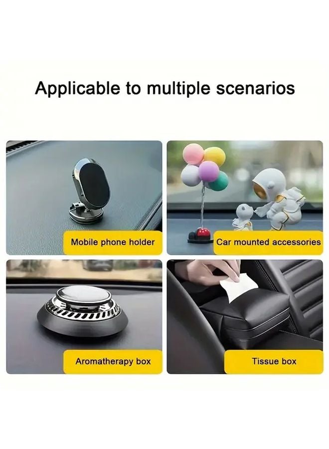 200pcs 2 0cm Transparent Double Sided Adhesive Sticker Pads For Dashboard Decorations - Image 4