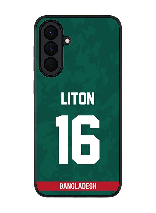 Stylizedd For Samsung Galaxy A57 Case,Slim fit Camera Protection, Shockproof Thin Phone cover  - Bangladesh Liton Das, Jersey No 16 - Image 1