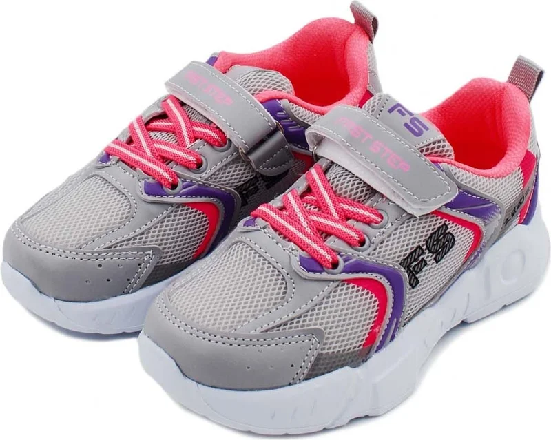 Fast Step Unisex Sports Comfortable Sole Lightweight Sneaker Velcro Summer Kids Shoes 868xcaf2110