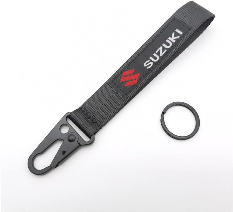 Suzuki Motorcycle Lanyard and Keychain Set - Image 4