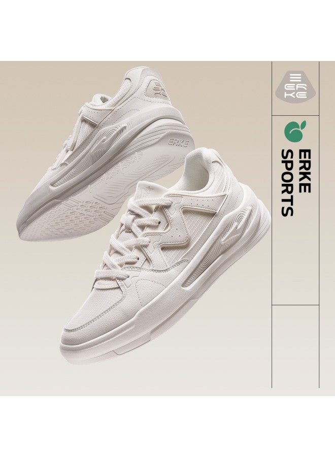 ERKE White Peach Oolong 2.0 Lite】breathable Skate Shoes For Men And Women, Versatile Casual Sports Shoes For Couples - Image 3