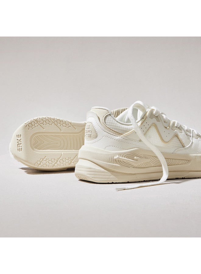 ERKE White Peach Oolong 2.0 Lite】breathable Skate Shoes For Men And Women, Versatile Casual Sports Shoes For Couples - Image 5