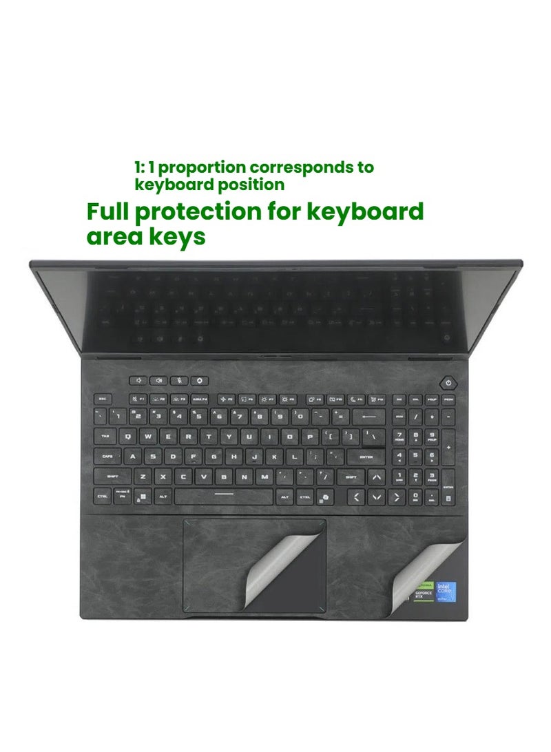 Laptop Sticker Sleeve for ASUS TUF Gaming A16 Laptop Scratch Resistant Sticker 3-Sided Laptop Film Laptop Film - Image 3