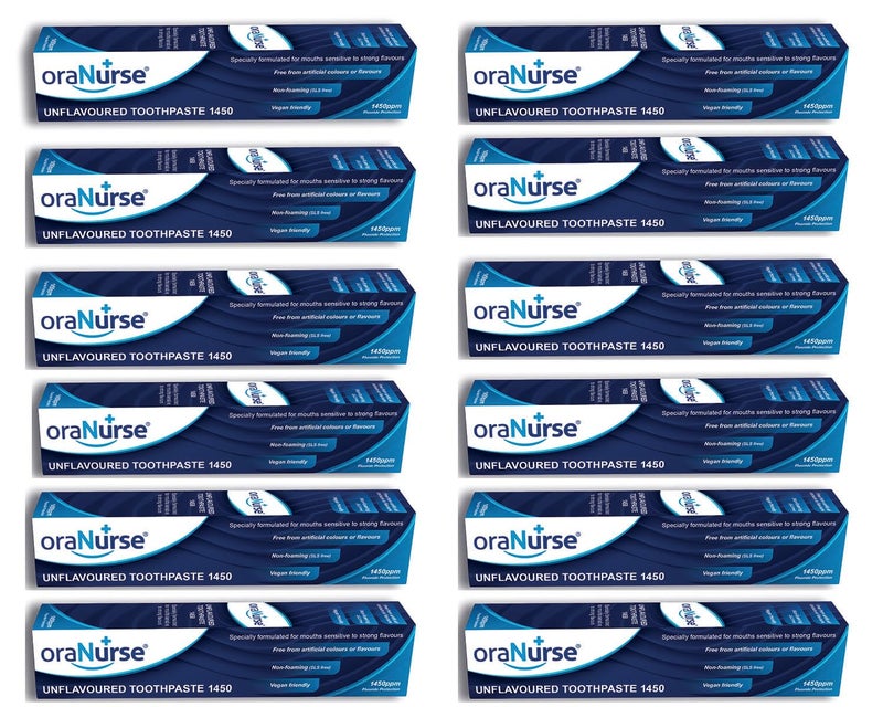 Oranurse 50ml Unflavoured Toothpaste (Pack Of 12) - Image 1